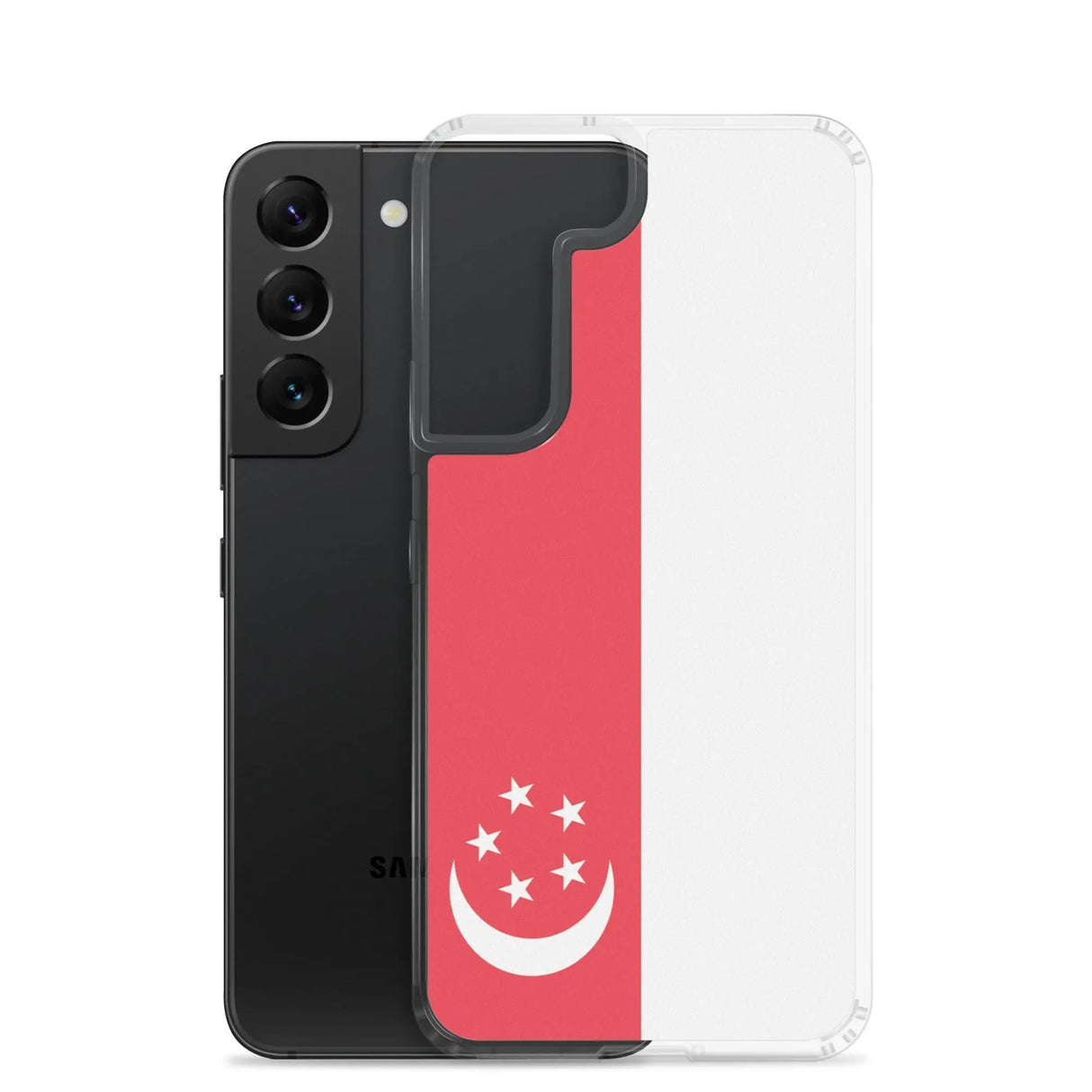 Coque samsung drapeau singapour souple antichoc silicone