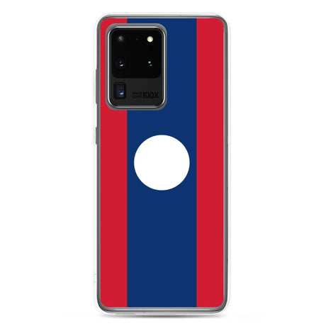 Coque samsung galaxy drapeau laos souple antichoc résistante