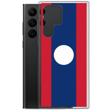 Coque samsung galaxy drapeau laos souple antichoc résistante