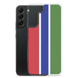 Coque samsung gambie souple antichoc motif drapeau