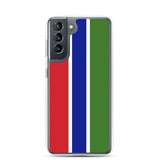 Coque samsung gambie souple antichoc motif drapeau