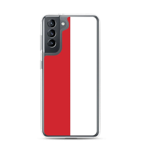 Coque samsung monaco souple antichoc motif drapeau