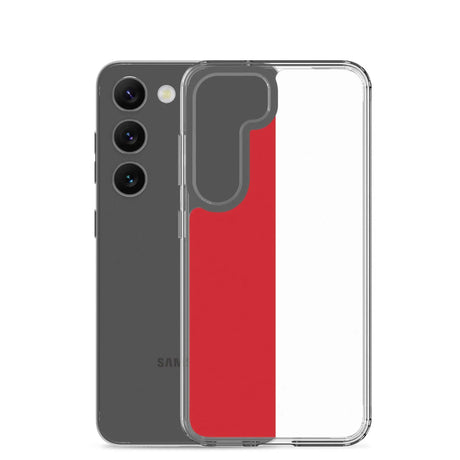 Coque samsung monaco souple antichoc motif drapeau