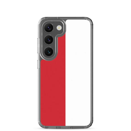 Coque samsung monaco souple antichoc motif drapeau