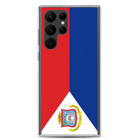 Coque samsung saint-martin souple antichoc drapeau