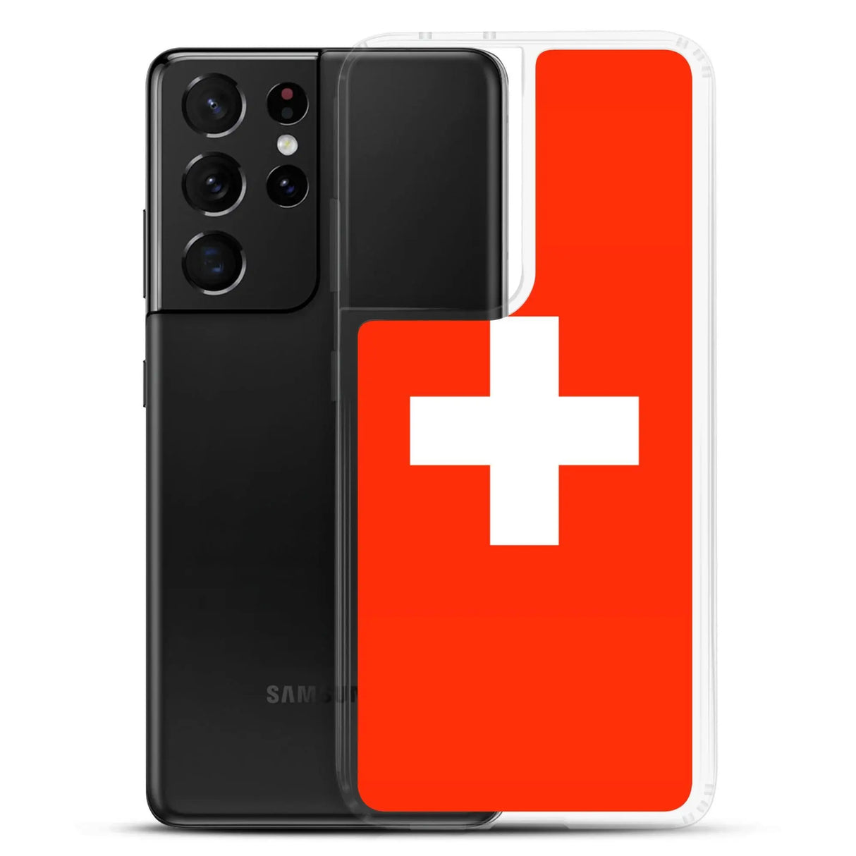 Coque samsung suisse souple antichoc motif drapeau armoiries