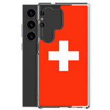 Coque samsung suisse souple antichoc motif drapeau armoiries