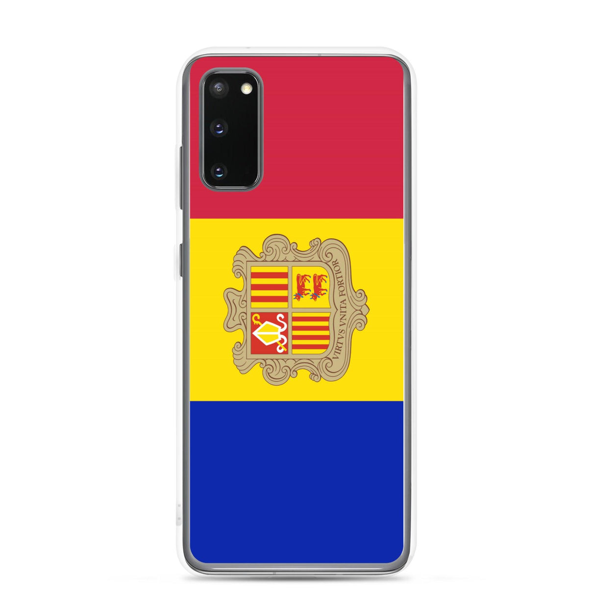 Coque Téléphone Drapeau d'Andorre - Pixelforma