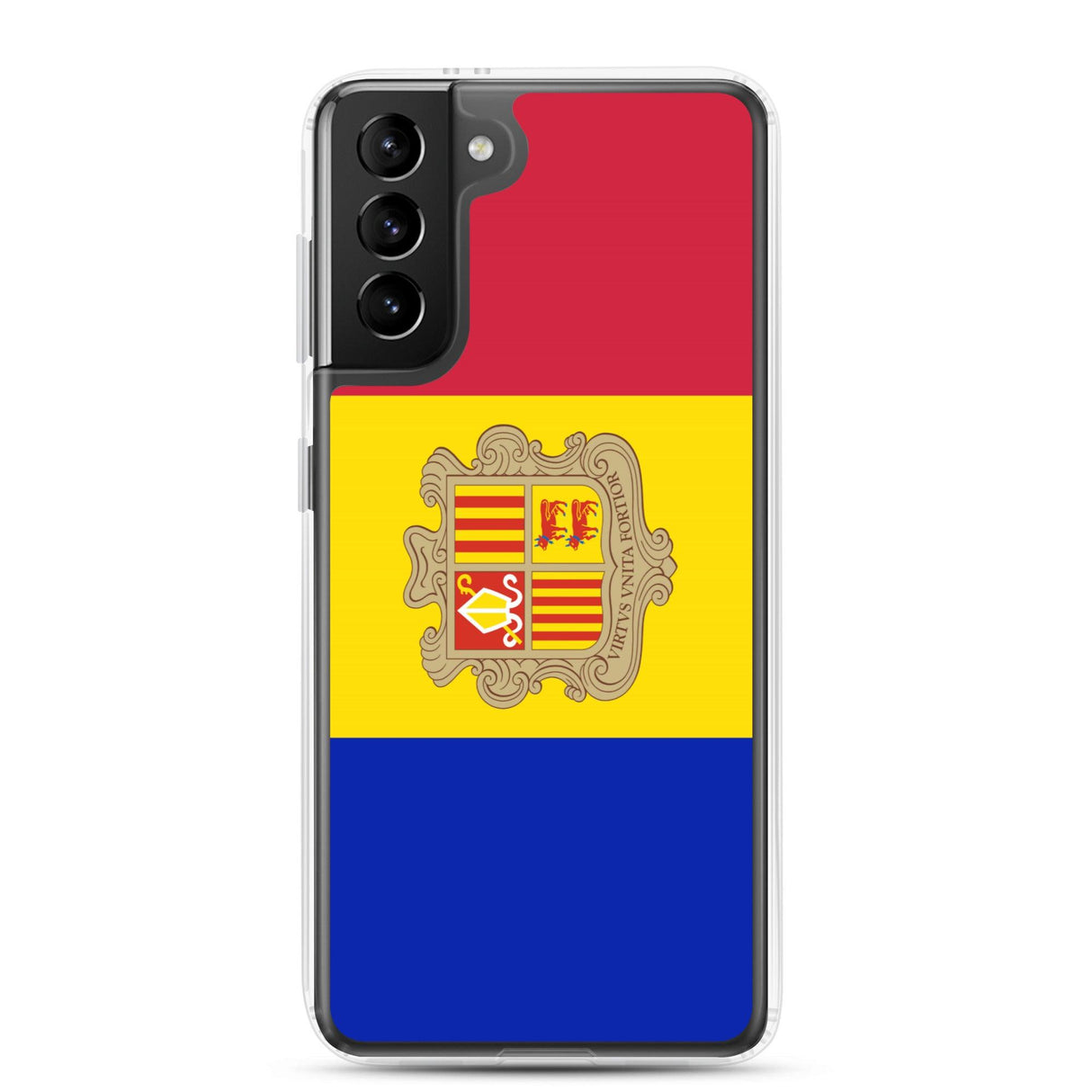 Coque Téléphone Drapeau d'Andorre - Pixelforma