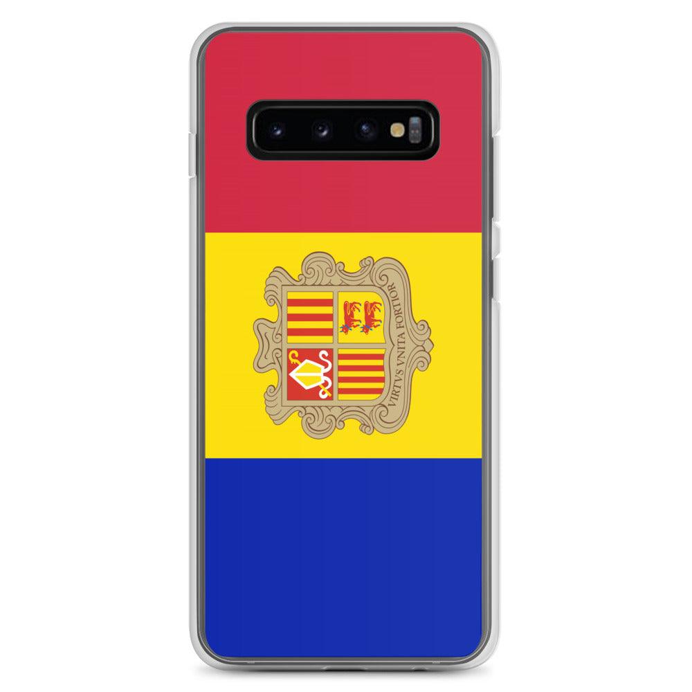 Coque Téléphone Drapeau d'Andorre - Pixelforma