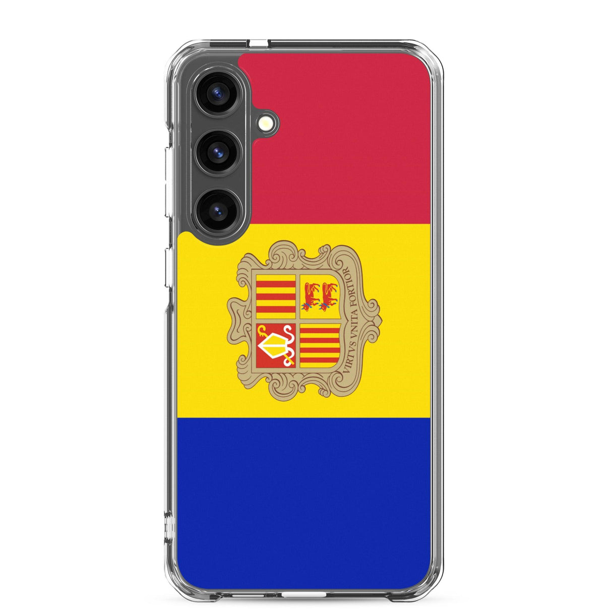 Coque Téléphone Drapeau d'Andorre - Pixelforma