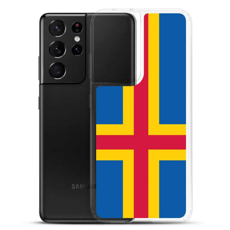 Coque téléphone drapeau d’åland - pixelforma
