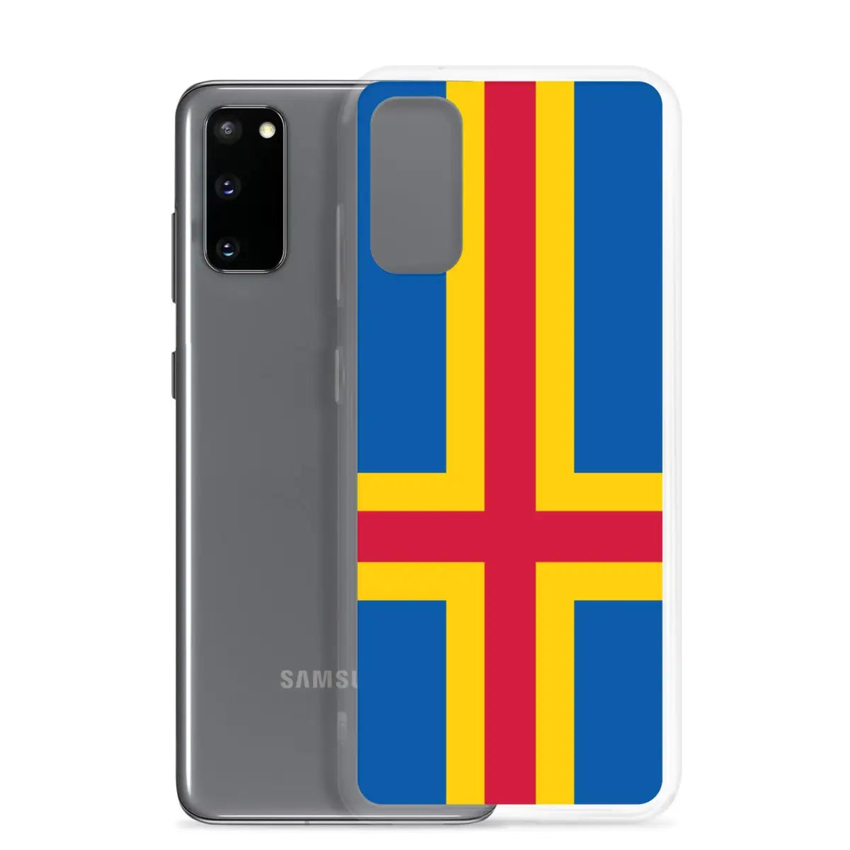 Coque téléphone drapeau d’åland - pixelforma