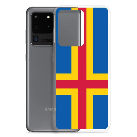 Coque téléphone drapeau d’åland - pixelforma