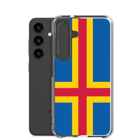 Coque téléphone drapeau d’åland - pixelforma