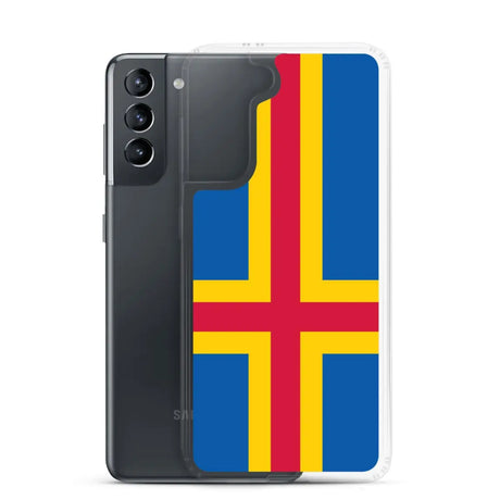 Coque téléphone drapeau d’åland - pixelforma