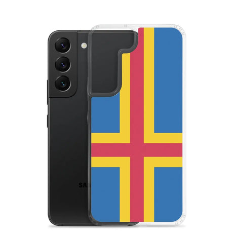 Coque téléphone drapeau d’åland - pixelforma