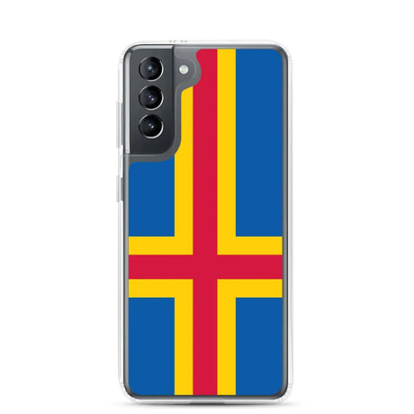 Coque téléphone drapeau d’åland - pixelforma