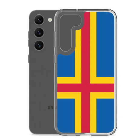 Coque téléphone drapeau d’åland - pixelforma