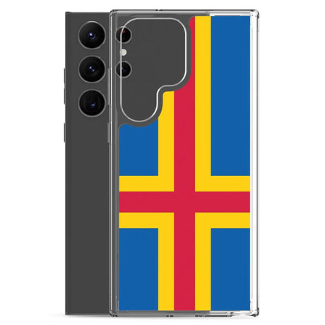 Coque téléphone drapeau d’åland - pixelforma