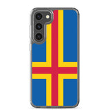 Coque téléphone drapeau d’åland - pixelforma