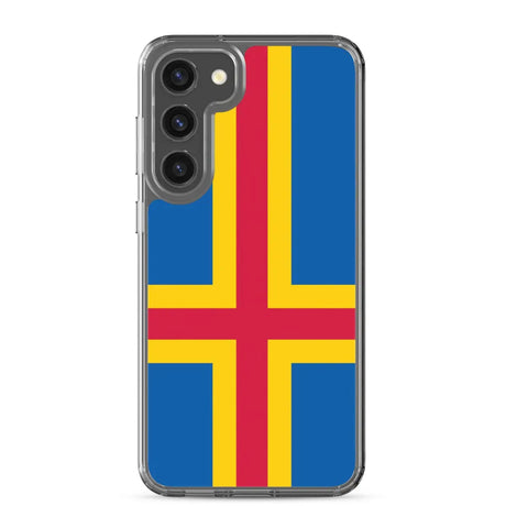 Coque téléphone drapeau d’åland - pixelforma