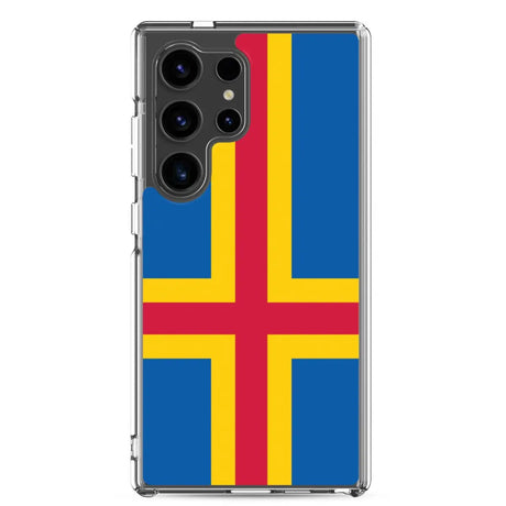 Coque téléphone drapeau d’åland - pixelforma