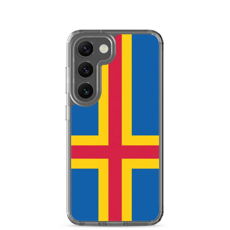 Coque téléphone drapeau d’åland - pixelforma