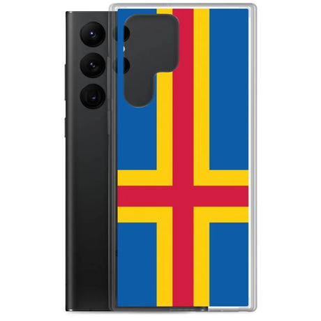 Coque téléphone drapeau d’åland - pixelforma