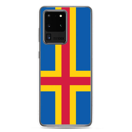 Coque téléphone drapeau d’åland - pixelforma