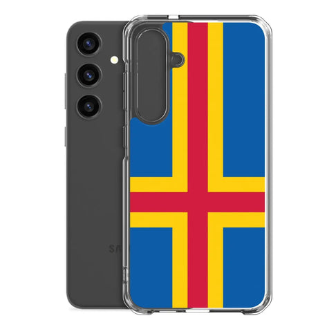 Coque téléphone drapeau d’åland - pixelforma