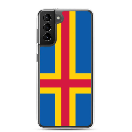 Coque téléphone drapeau d’åland - pixelforma