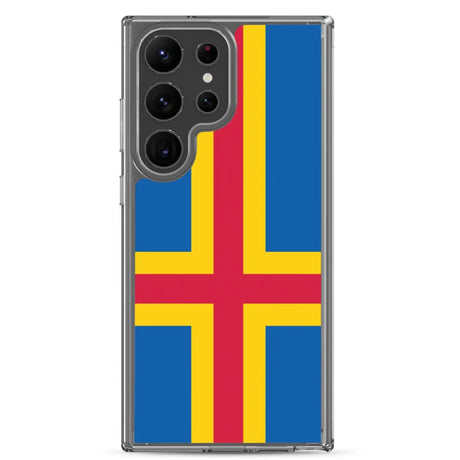 Coque téléphone drapeau d’åland - pixelforma
