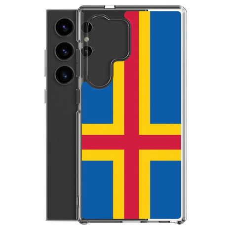 Coque téléphone drapeau d’åland - pixelforma