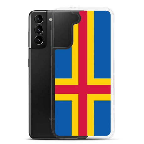 Coque téléphone drapeau d’åland - pixelforma