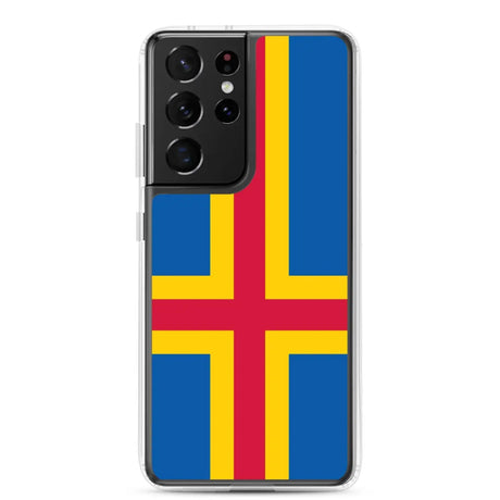 Coque téléphone drapeau d’åland - pixelforma