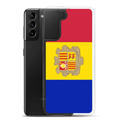 Coque téléphone drapeau d’andorre - pixelforma