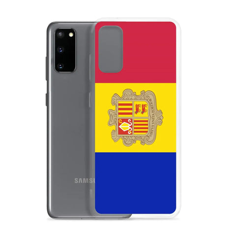 Coque téléphone drapeau d’andorre - pixelforma