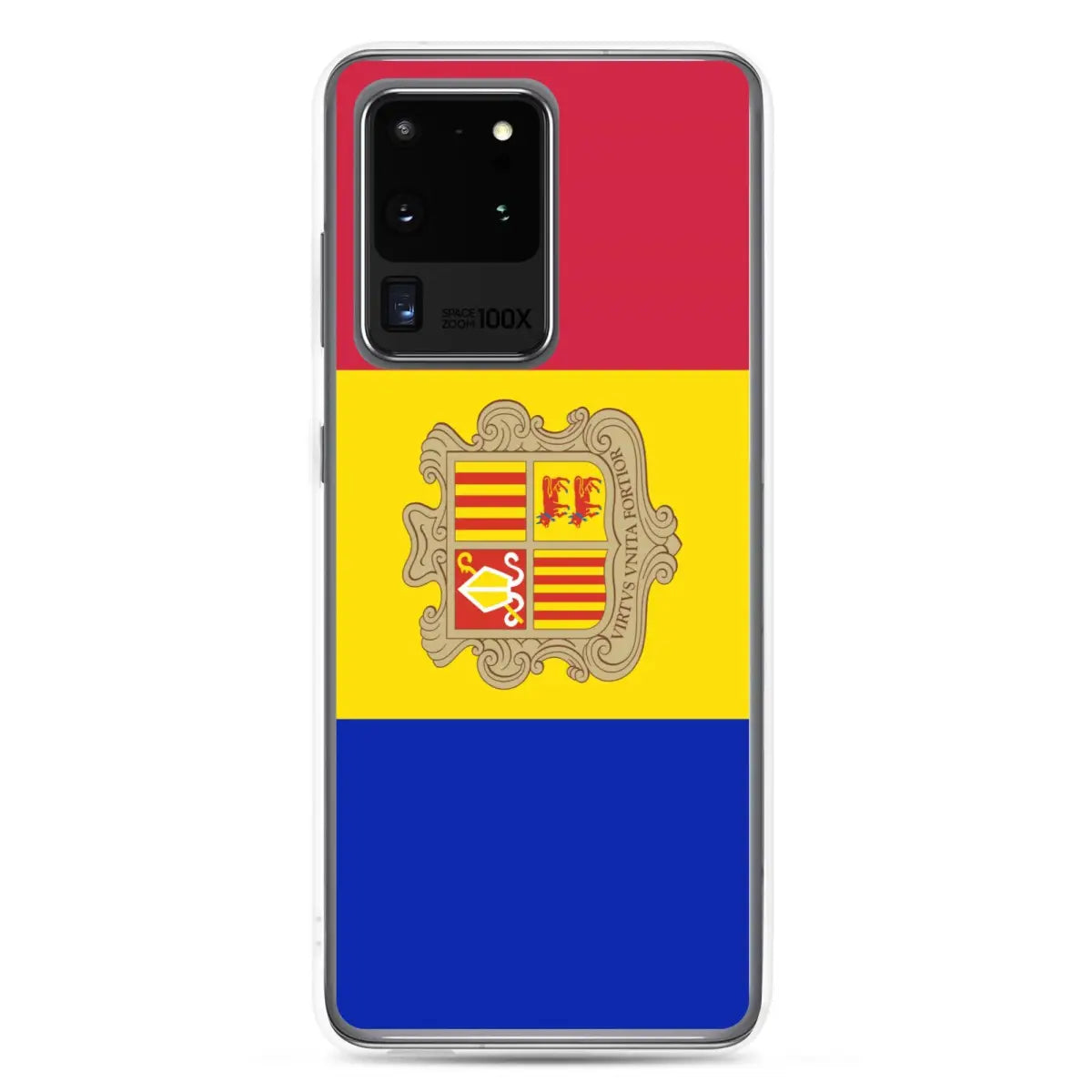 Coque téléphone drapeau d’andorre - pixelforma