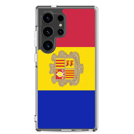 Coque téléphone drapeau d’andorre - pixelforma
