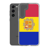 Coque téléphone drapeau d’andorre - pixelforma