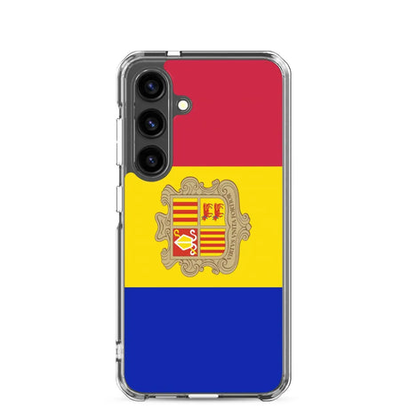 Coque téléphone drapeau d’andorre - pixelforma