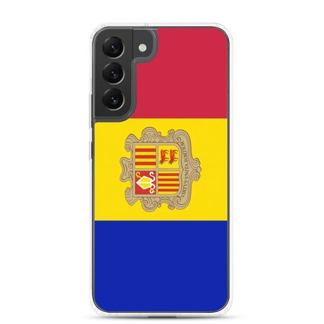 Coque téléphone drapeau d’andorre - pixelforma