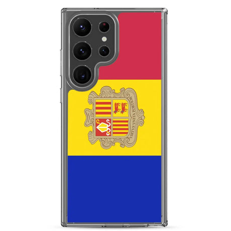 Coque téléphone drapeau d’andorre - pixelforma