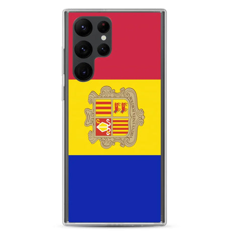 Coque téléphone drapeau d’andorre - pixelforma