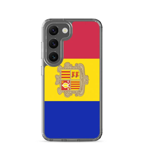 Coque téléphone drapeau d’andorre - pixelforma