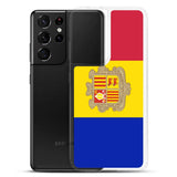 Coque téléphone drapeau d’andorre - pixelforma