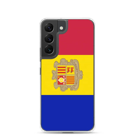 Coque téléphone drapeau d’andorre - pixelforma