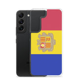 Coque téléphone drapeau d’andorre - pixelforma