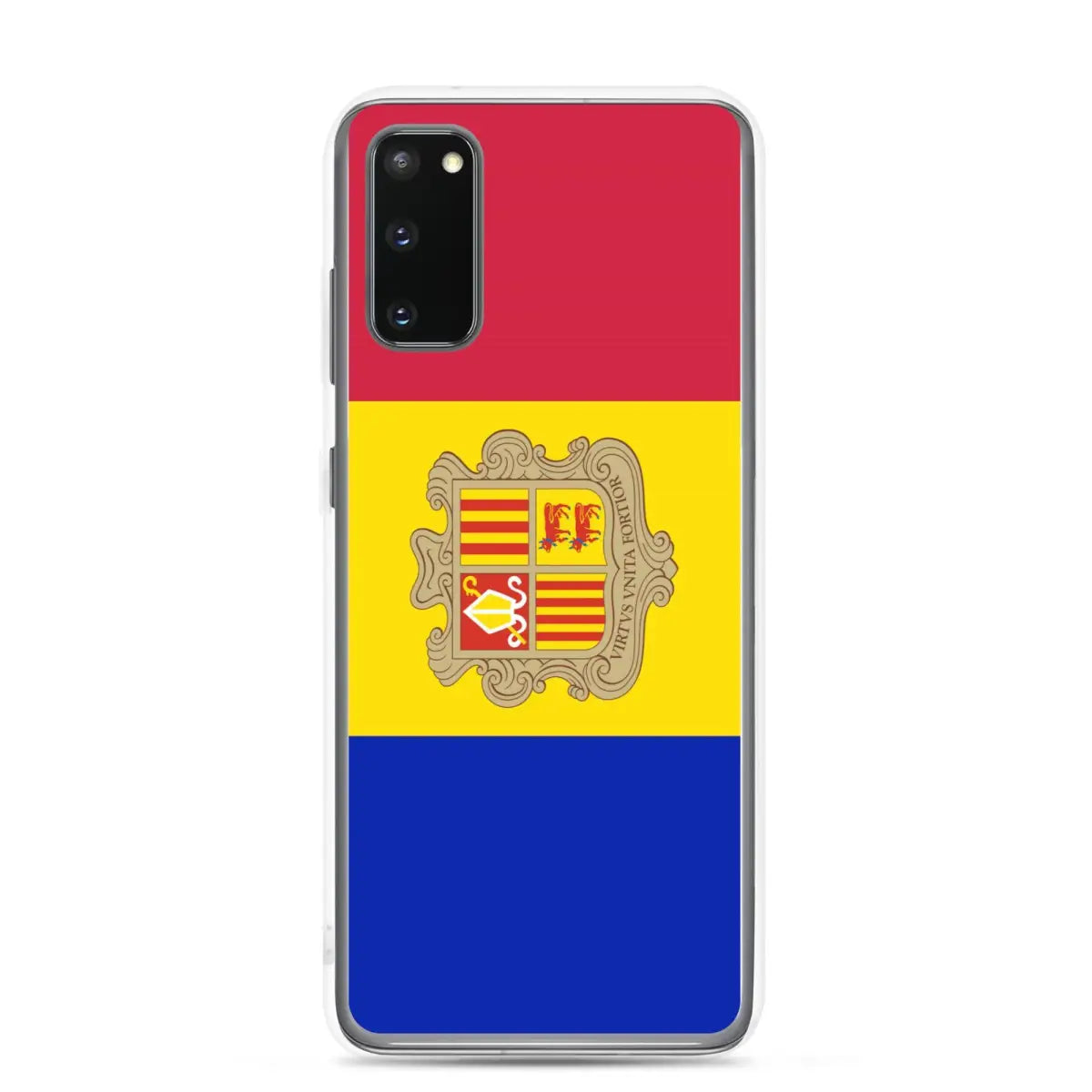 Coque téléphone drapeau d’andorre - pixelforma